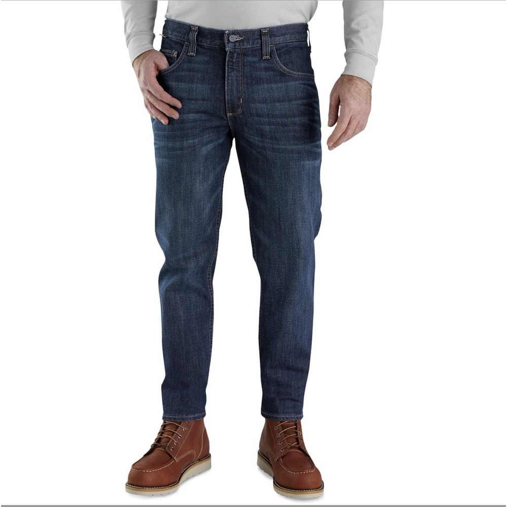 Carhartt 105172 Big and Tall Flame-Resistant Force Mens 46x36 Midnight Indigo